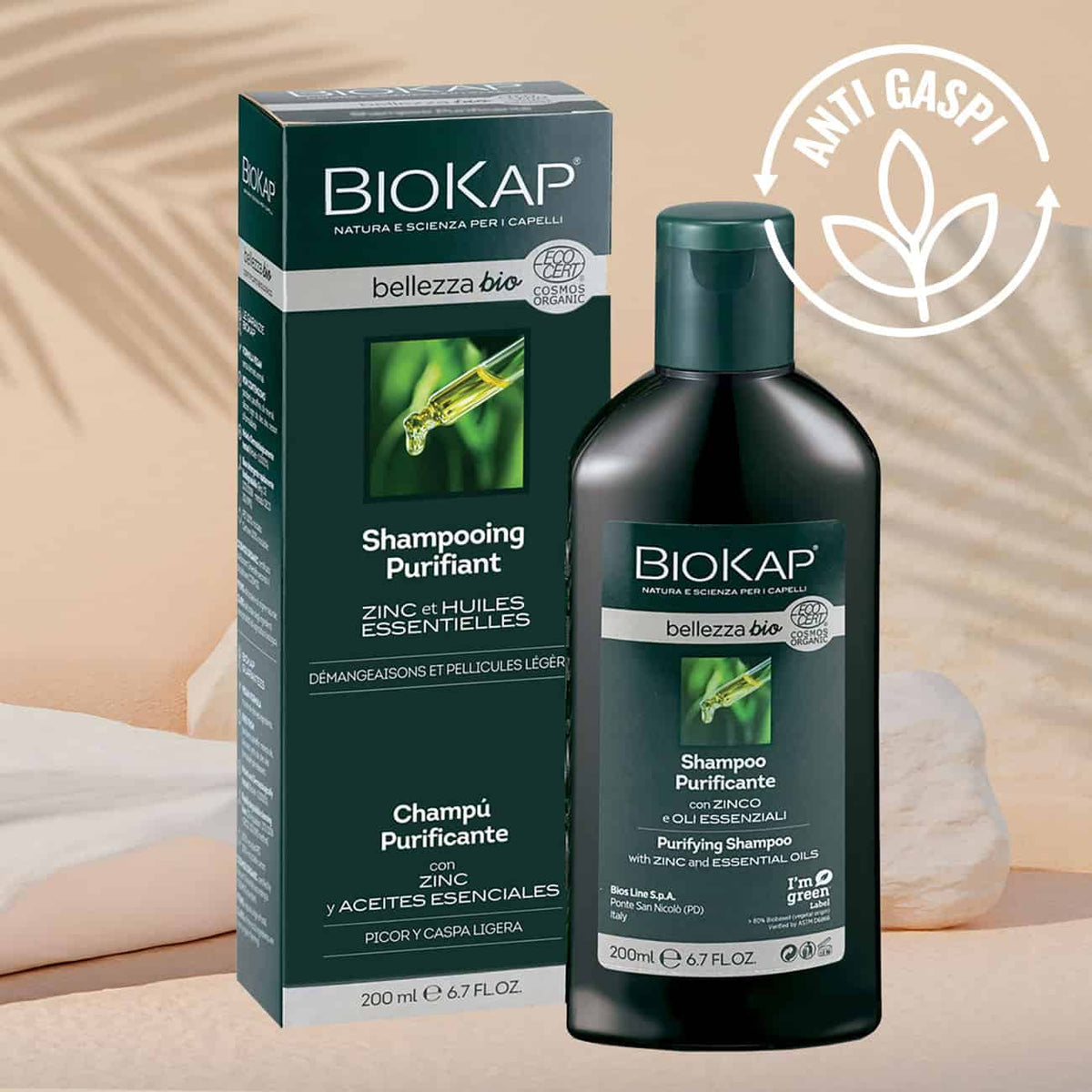 Shampooing Bio pellicules Biokap