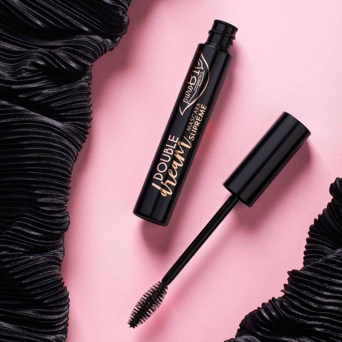 Mascara recourbant bio Double Dream Supreme – Noir intense