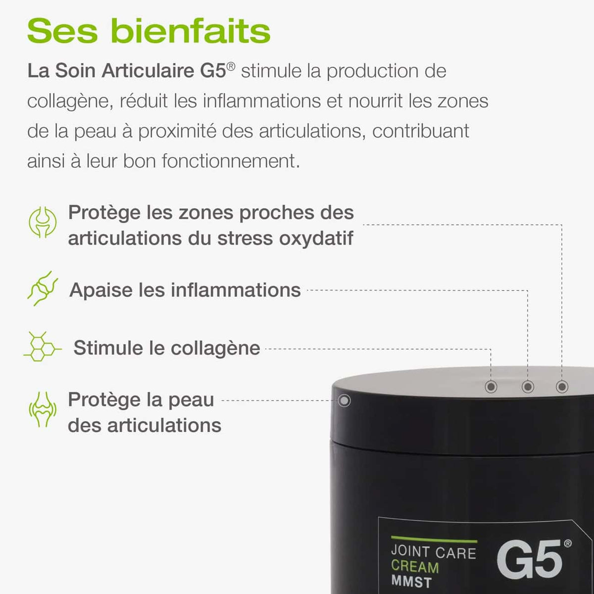 Crème articulaire MMST silicium organique G5