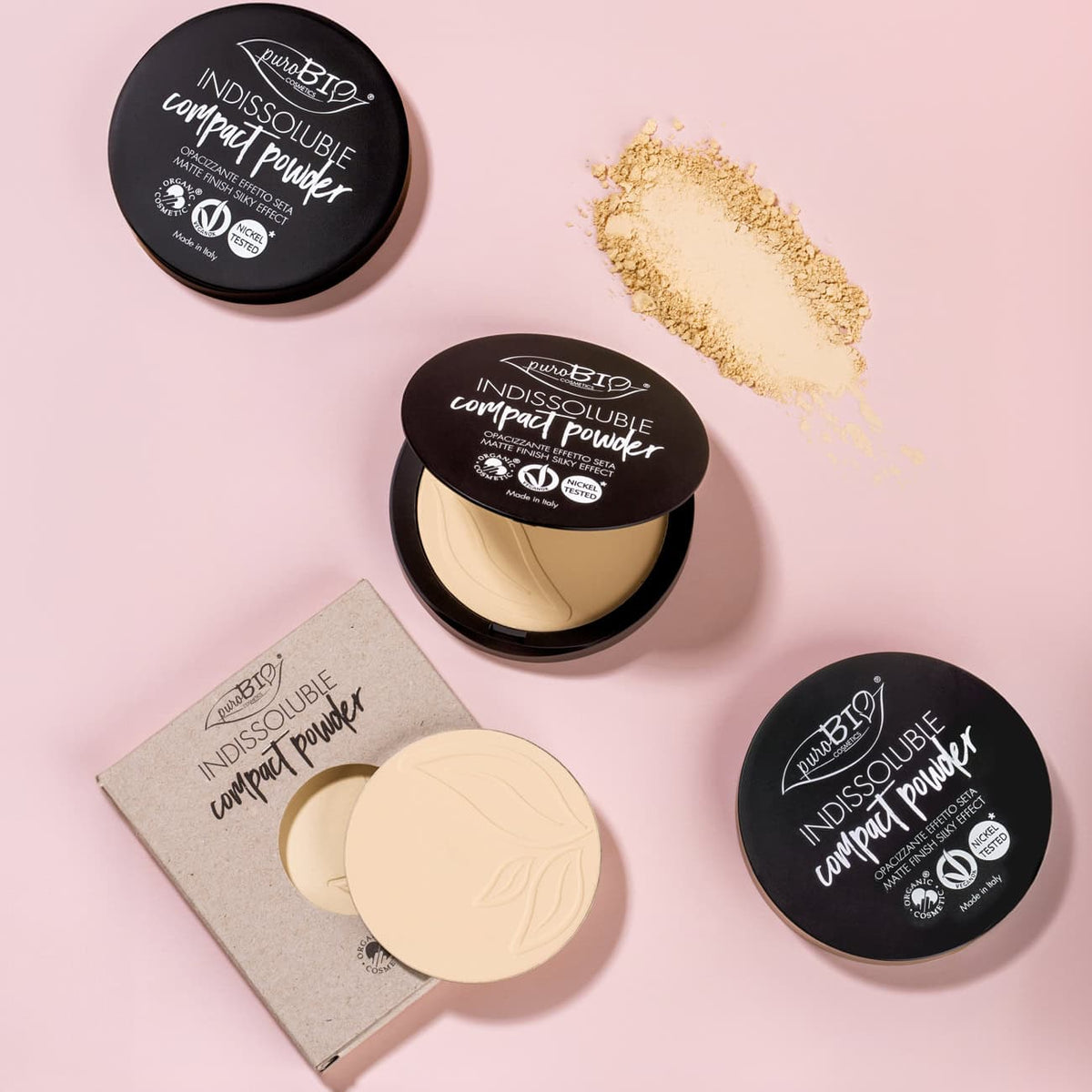 compact powder, poudre compact bio
