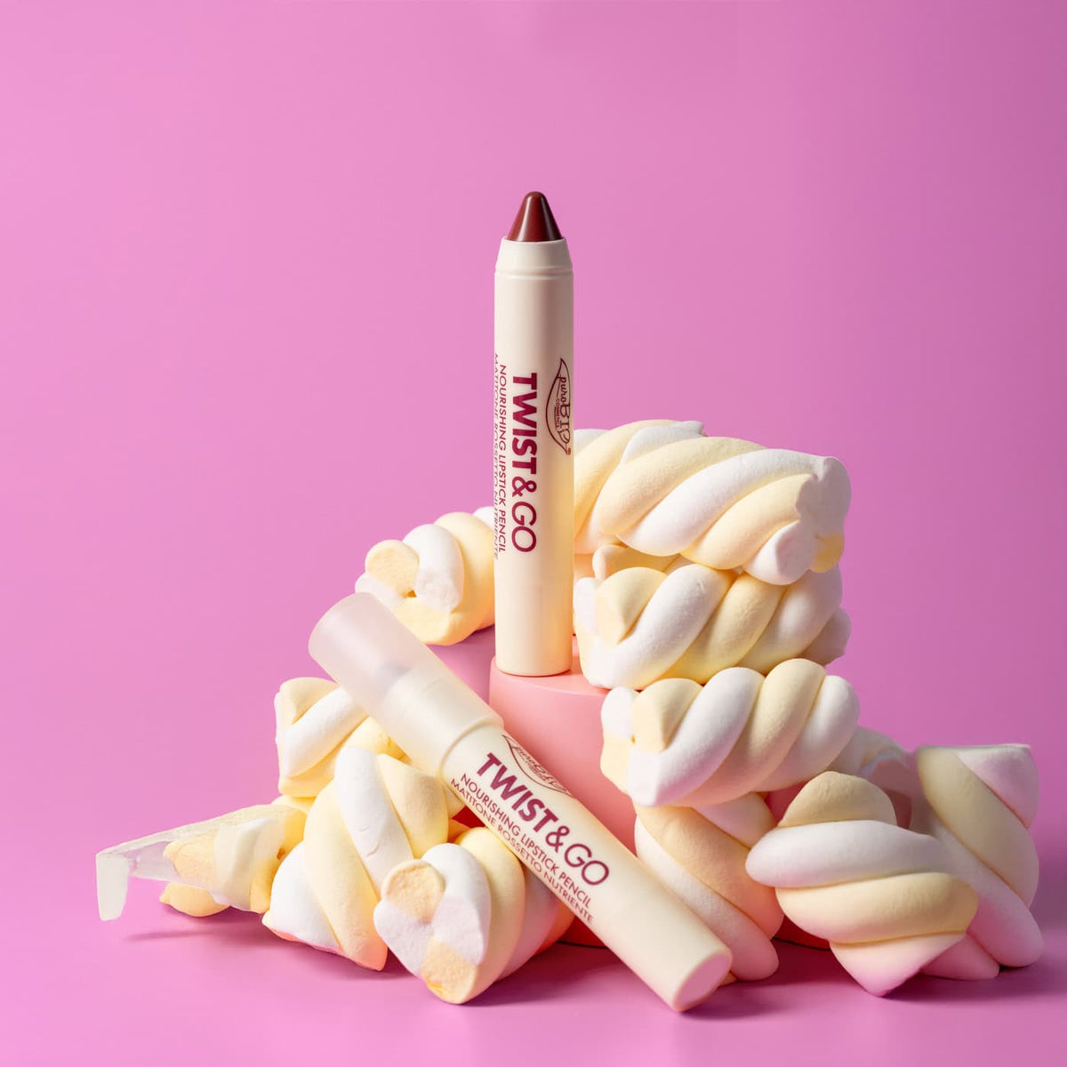 Stick baume à lèvres Bio nourrissant TWIST & GO