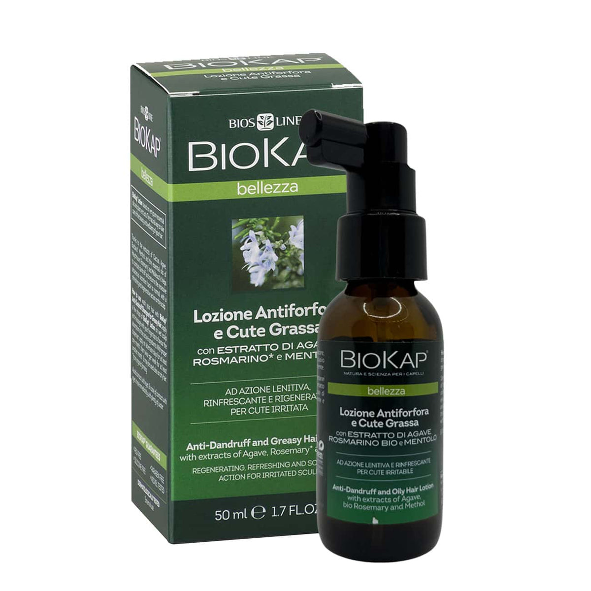 Lotion anti-pelliculaire et cheveux gras bellezza