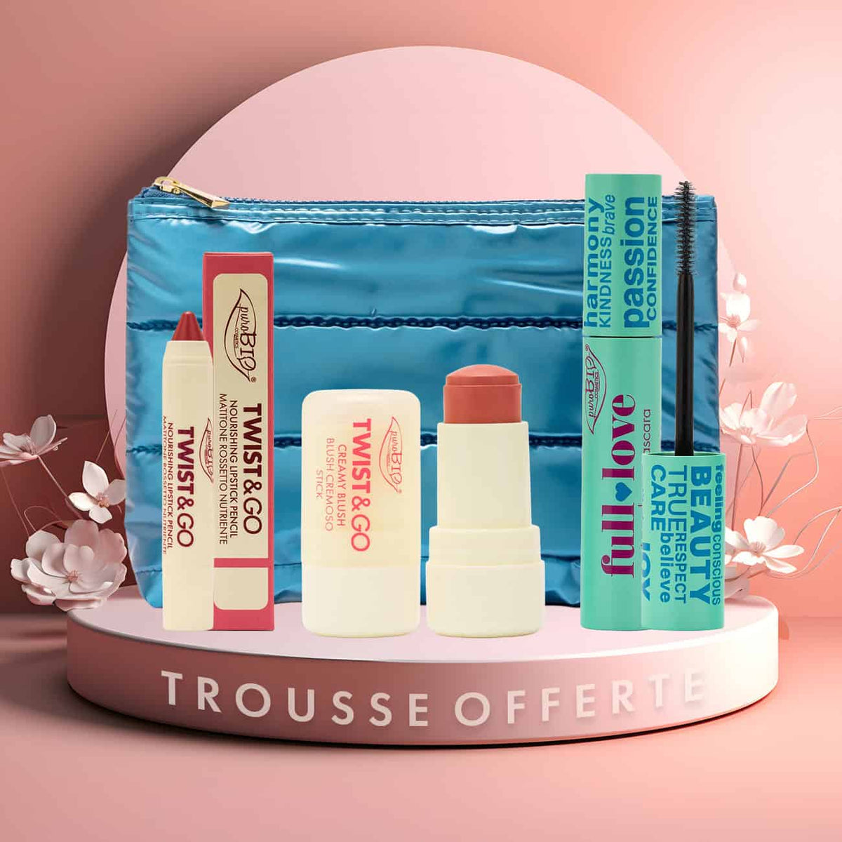 Trousse découverte maquillage visage puroBIO