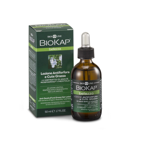 Lotion anti-pelliculaire et cheveux gras Biokap
