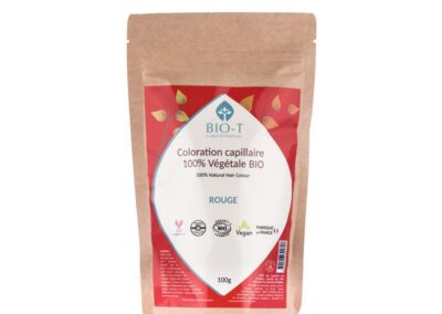 Coloration végétale Bio T rouge