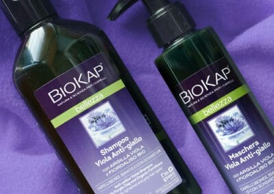 Shampooing et masque violet anti-jaunissement Biokap
