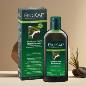 Shampooing détox naturel charbon noir Biokap