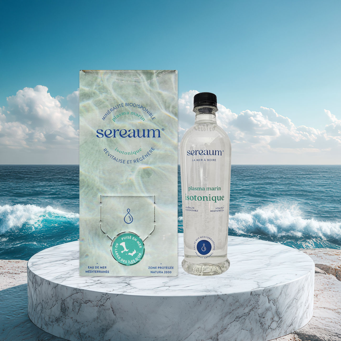 Plasma marin Sereaum, filtré selon le protocole de Quinton