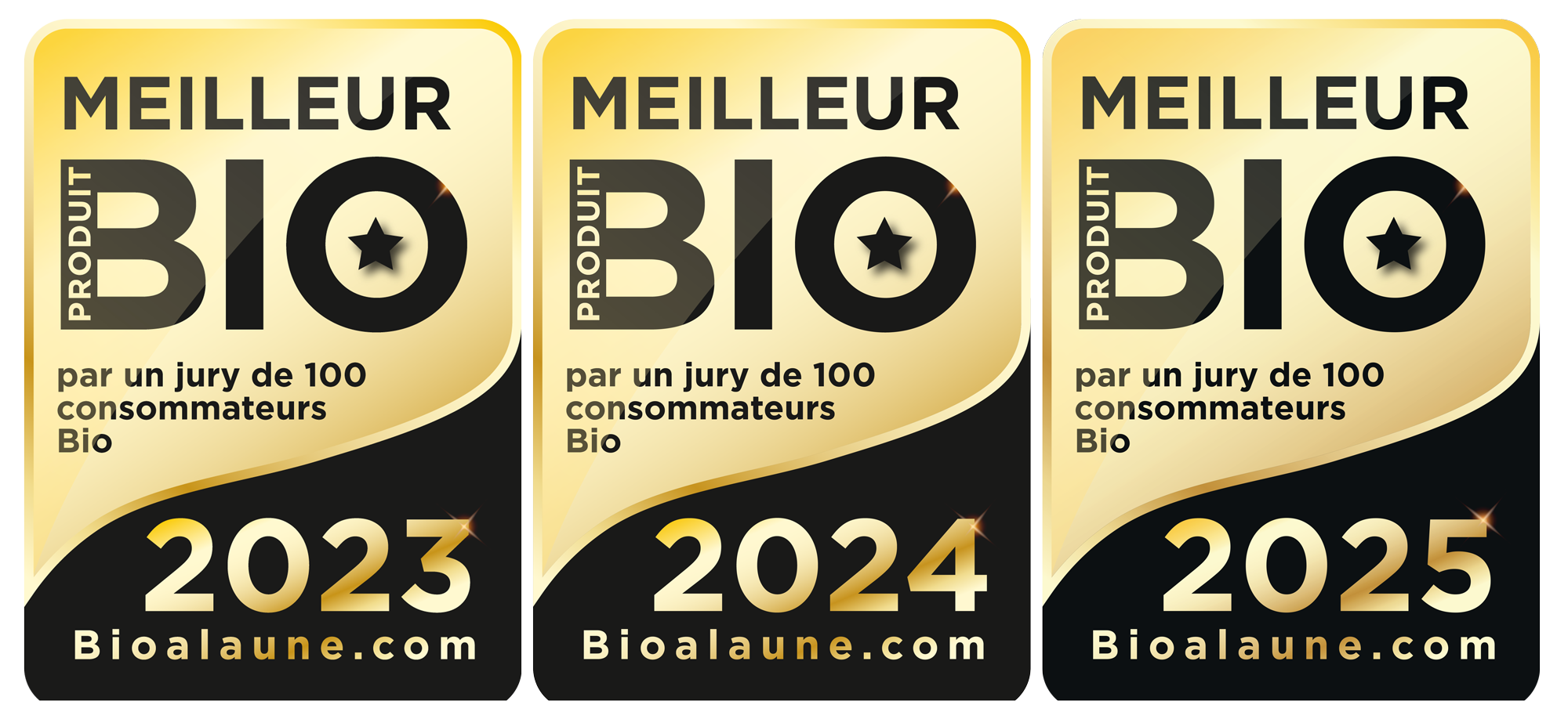 puroBIO élu meilleur produit Bio en 2032, 2024 et 2025