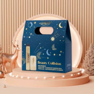 Coffret noël puroBIO avec highlighter et baume nourrissant coloré BIO